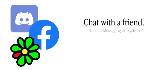 logos of facebook discord and icq