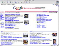 Screenshot of Netscape 4 running