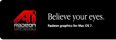 ATI Logo before black background